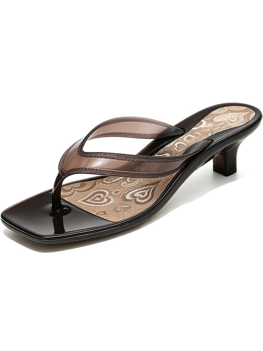 Women's kitten-heel jelly sandals